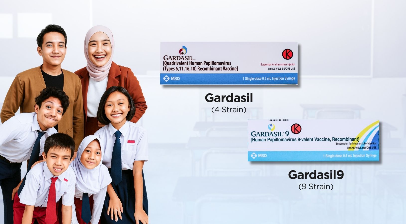 Vaksin HPV 4 & 9 Strain